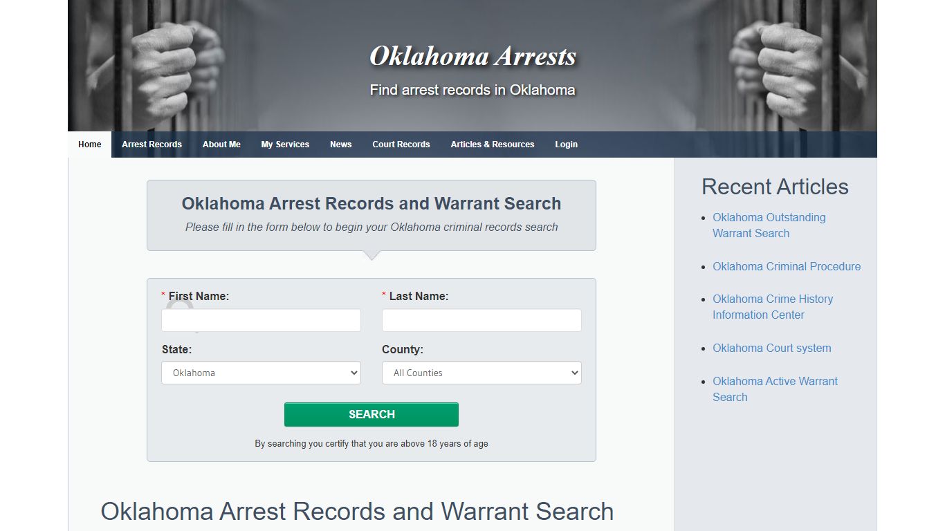 Oklahoma Arrests
